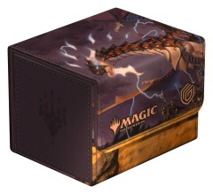 Magic the Gathering Deck Case: sidewinder 100+ Xenoskin MTG - Tarkir: Dragonstorm 7 [Neriv, Heart of the Storm]